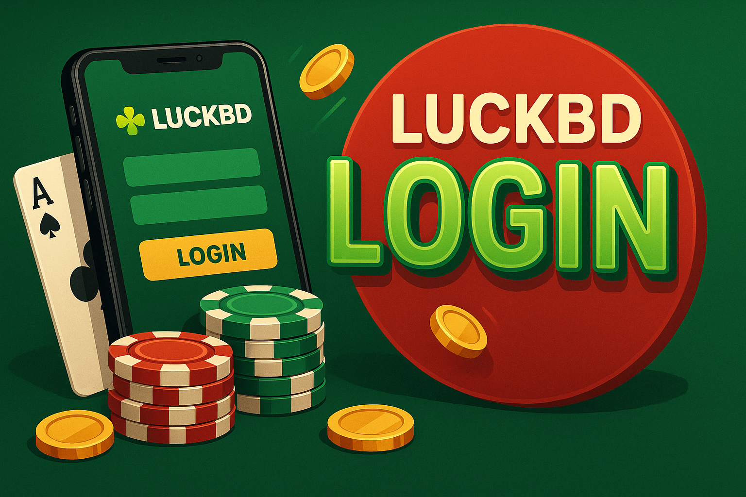 Clean and intuitive LUCKBD login interface