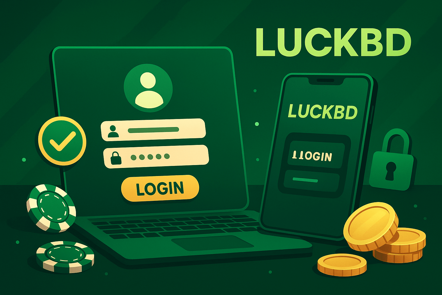 Cross-device LUCKBD login experience